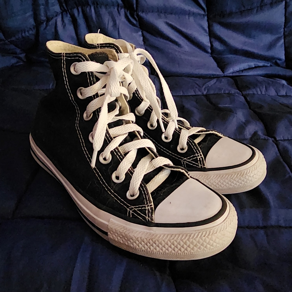 Converse chuck taylor high tops women's 6.5 black